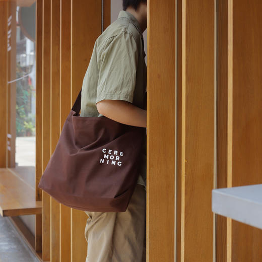 帆布袋 单肩斜挎包 日本帆布 Ceremorning random play 商品图3