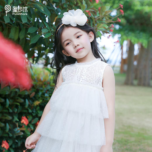 非质量问题不退哦-米白蕾丝波点蛋糕裙 商品图3