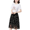 AHM-hxyr5987新款时尚气质印花小雏菊网纱裙两件套TZF 商品缩略图4