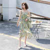 WZNH-OLBN2011新款2020碎花吊带连衣裙+短袖西装外套两件套 商品缩略图0