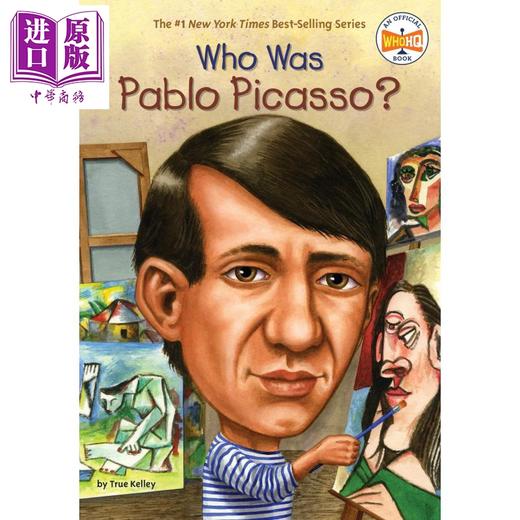 预售 【中商原版】谁是毕加索 Who Was Pablo Picasso 儿童科普文学 章节书 桥梁书 英文原版 7-12岁 Who was系列 商品图0