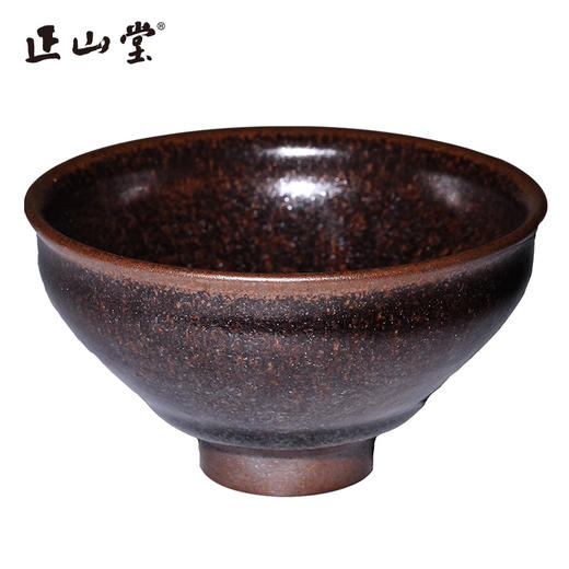 正山堂 紫气东来建盏 龙窑柴烧纯手工束口器型100ml 品茗杯茶杯主人杯茶具 商品图0