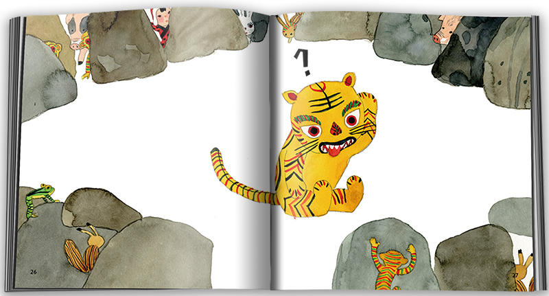乐悠悠启蒙图画书系列——《上山打老虎》(0-4岁)