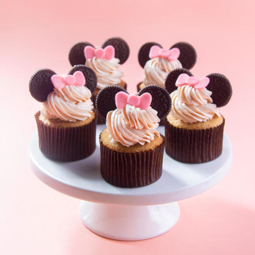 minnie & mickey 主题杯子蛋糕 | 旋木烘焙 - 考拉订蛋糕