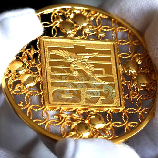 【上海造币】福禄寿喜花丝纪念章套装（四枚） 商品图8