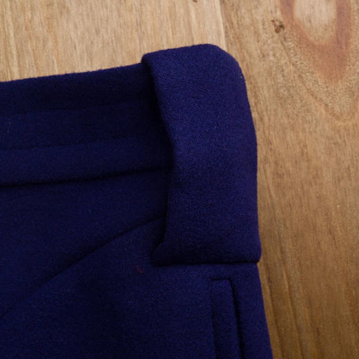 VIVIAN LIU/红英 G1669501冬女装口袋修身羊毛呢短裤高腰显瘦靴裤 商品图3