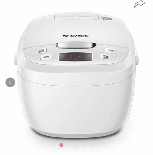 jd格力智能电饭煲4l精准控温智能预约gdf4019d白色台