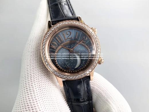 CC积jia约会系列月相腕表3523490/3522420/352248，腕表尺寸36mmX10.6mm，日本西铁城机芯，女士腕表，自动机械机芯，皮表带，透底。 商品图2