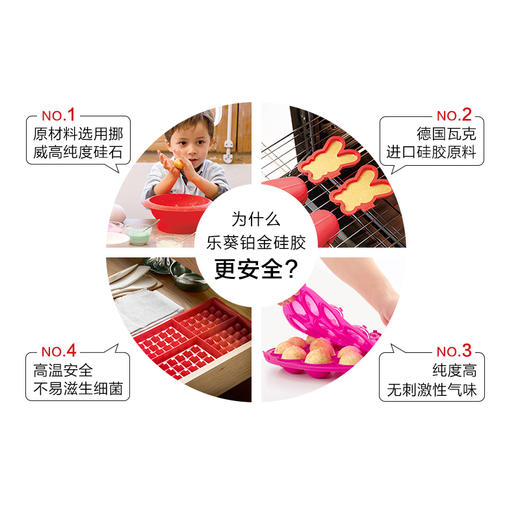 西班牙LEKUE乐葵8寸蛋糕模具慕斯圆形不粘铂金硅胶烘焙烘培工具 商品图2