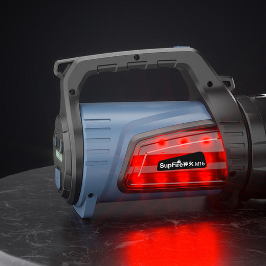 SUPERFIRE神火M16探照灯手电筒强光远射户外手提灯充电长续航大功率家用超亮手电 商品图1