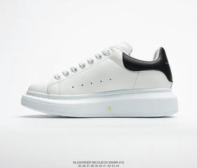 亚历山大·麦昆Alexander McQueen Sole Leather Sneakers低帮时装厚底休闲运动小白鞋