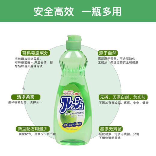 【年货节积分长期兑换】ROCKET洗洁精600ml/瓶*1瓶【味道随机】 商品图3