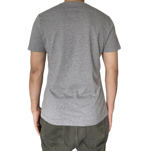 Marco Azzali 灰色前胸字母珠片圆领T恤 T3811400 商品图2