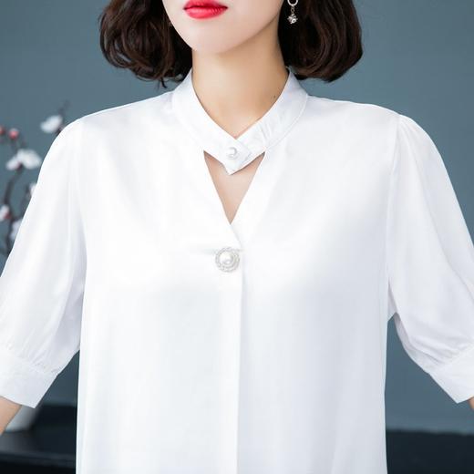 MQ-MDN8003-1夏季新款韩版时尚雪纺短袖衬衣YY 商品图4