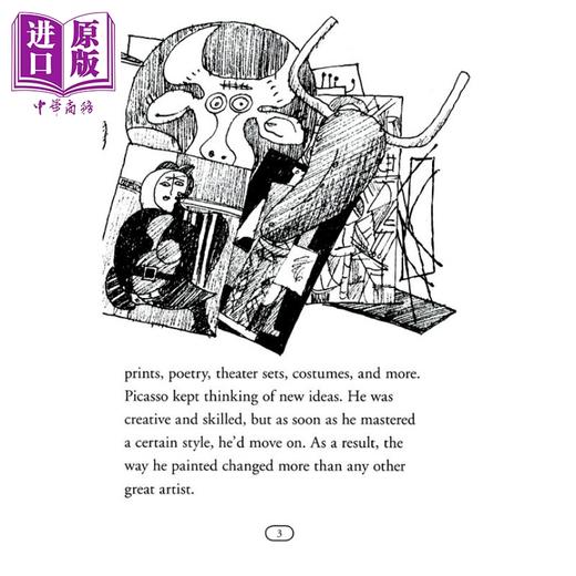 预售 【中商原版】谁是毕加索 Who Was Pablo Picasso 儿童科普文学 章节书 桥梁书 英文原版 7-12岁 Who was系列 商品图3