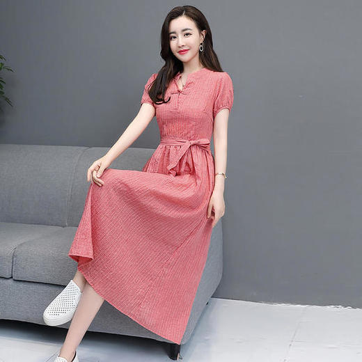 舒适宽松,柔软简约自然连衣裙q-xslg3310 - 美衣聚品女装旗舰店