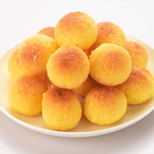 御食园椰丝球500g袋传统小吃点心香软椰丝椰蓉球