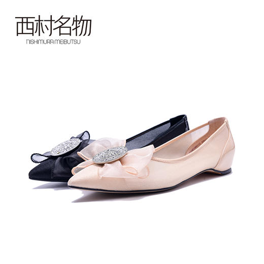 西村名物春夏新款网纱仙女风浅口单鞋T20AE10801 商品图1