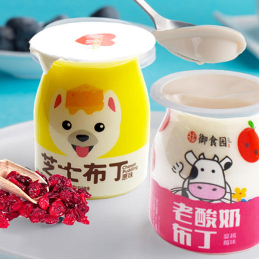 零食铺子 御食园 网红芝士小布丁 老酸奶布丁 5瓶装 商品图2