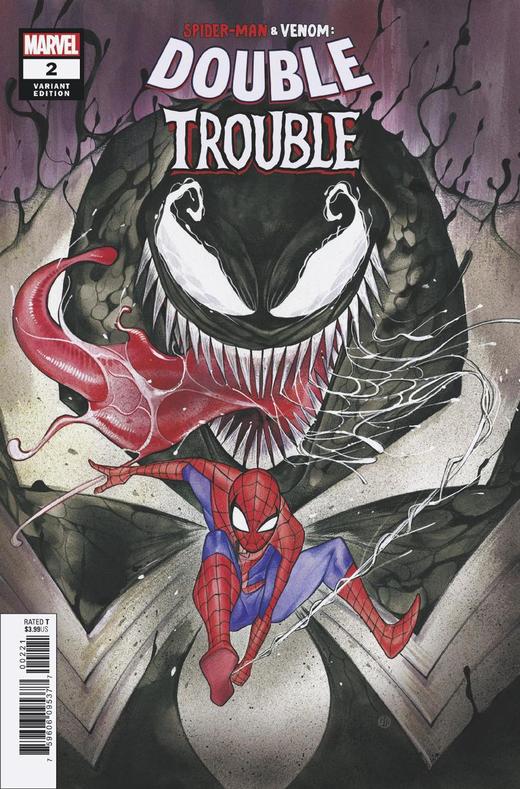 蜘蛛侠/毒液 祸不单行 斜线  Spider-Man & Venom Double Trouble（2019）变体 商品图0