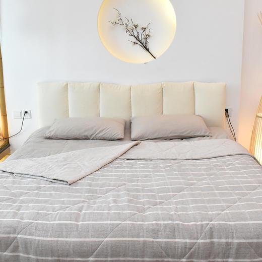 皇家丽美彩纱棉麻双人夏凉被子200*230 JF20108 商品图2