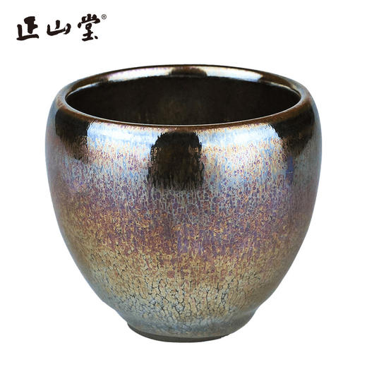 正山堂紫衣彩金建盏纯手工全包釉100ml 品茗杯 茶杯 主人杯茶具 商品图0