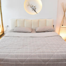 皇家丽美彩纱棉麻双人夏凉被子200*230 JF20108