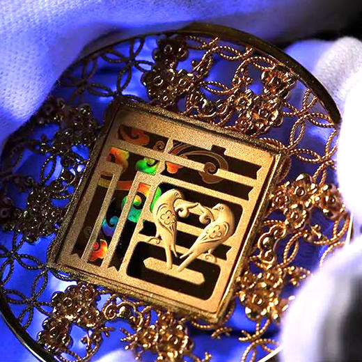 【上海造币】福禄寿喜花丝纪念章套装（四枚） 商品图7