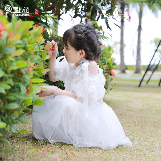 非质量问题不退换哦~pureshare 女童夏季  白云闪闪半裙 商品图1