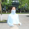 新款带口罩女防晒衣防紫外线透气冰丝衫长袖薄外套T13斗篷款防晒衣夏日必备 商品缩略图9