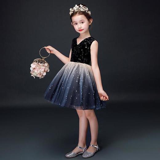 KM15新款星空蓬蓬纱礼服公主裙 商品图3