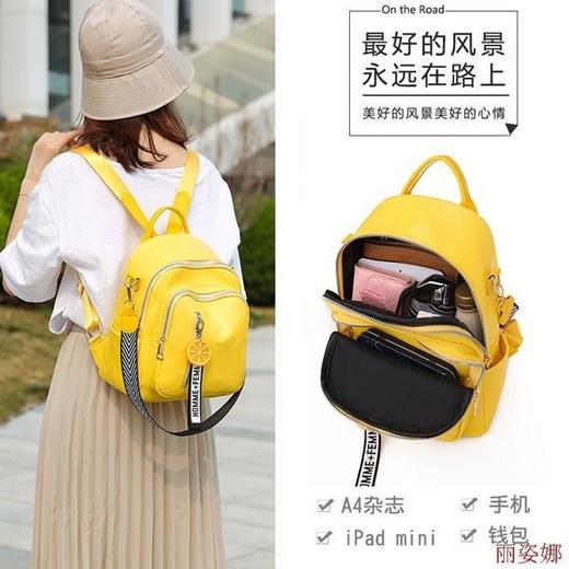 LZN-538新款韩版时尚百搭斜跨双肩包 商品图2