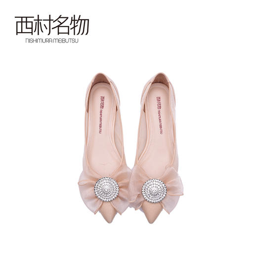 西村名物春夏新款网纱仙女风浅口单鞋T20AE10801 商品图2