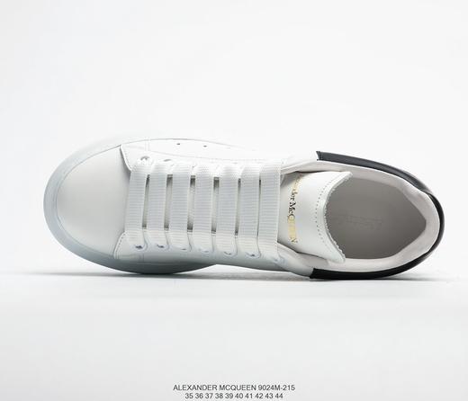 亚历山大·麦昆Alexander McQueen Sole Leather Sneakers低帮时装厚底休闲运动小白鞋 商品图5