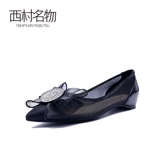 西村名物春夏新款网纱仙女风浅口单鞋T20AE10801 商品图4