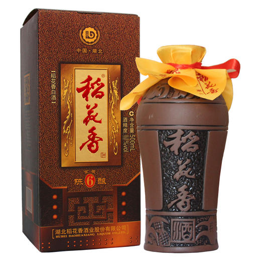 湖北稻花香陈酿6白酒38度500ml 商品图0