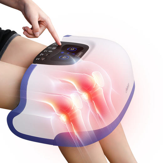 何浩明膝盖理疗关节仪按摩器护膝保暖加热敷老寒腿女护漆疼痛神器 商品图2