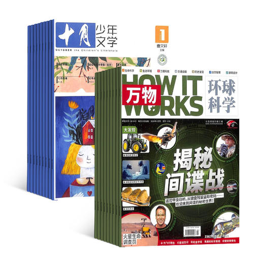 万物+十月少年文学杂志组合订阅  全年共12期 商品图1
