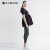 孕妇全棉舒适褶皱拼接短袖上衣 Maternity Pleated Short Sleeve Top 商品缩略图3