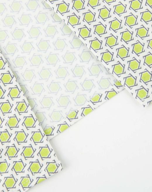 Marco Azzali 浅绿色LEGGIUNO面料短袖衬衫 C3456700 商品图2