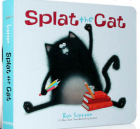 进口英文原版书 啪嗒猫 Splat the Cat纸板书 经典趣味绘本 吴敏兰书单推荐123绘本 第86本 Rob Scotton2-6岁儿童早教益智启蒙读物