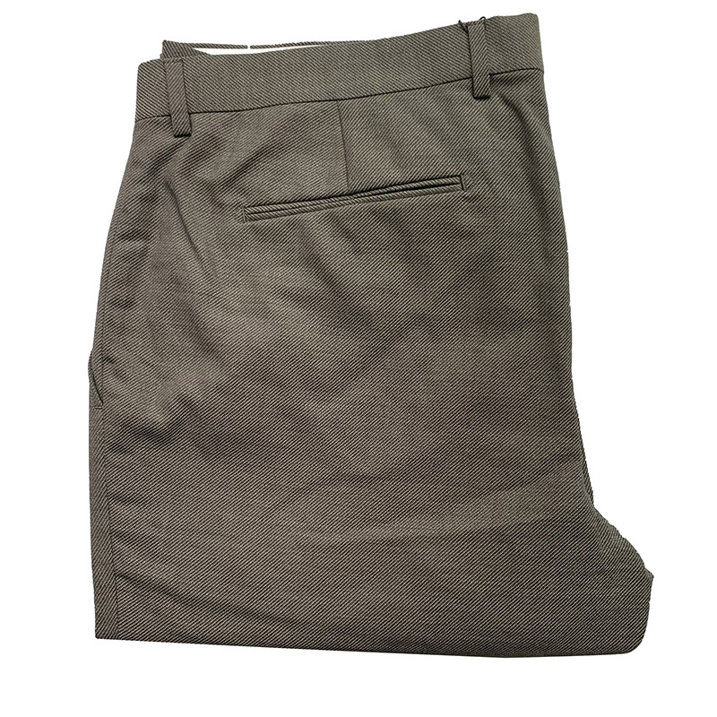 Marco Azzali 咖啡色羊毛毛西裤 P3112400