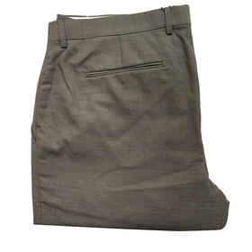 Marco Azzali 咖啡色羊毛毛西裤 P3112400