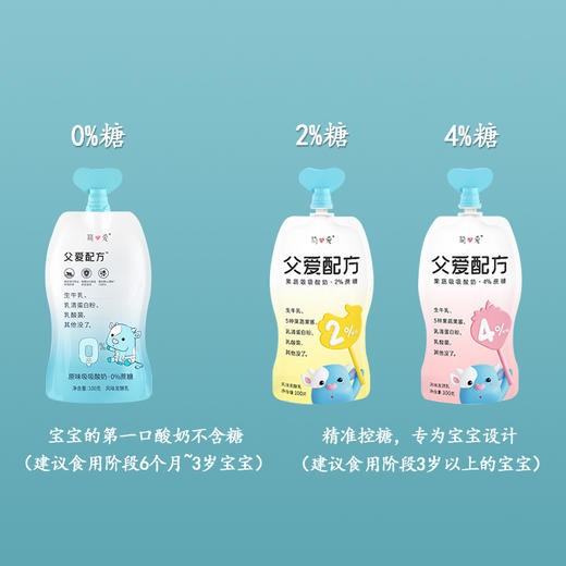 简爱零添加父爱4%果蔬酸奶100g 商品图4