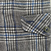 Marco Azzali 意大利进口面料灰色格子亚麻短袖衬衫  FACEC56400 商品缩略图3