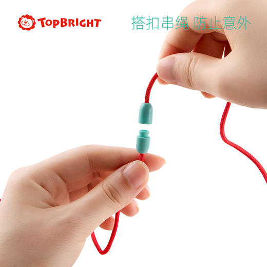 【彩虹堆叠排序盒 养成细致观察力】特宝儿彩虹堆叠串珠拼插形状玩具 3-6岁 激发想象力 商品图5