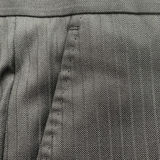 Marco Azzali 黑色竖条纹羊毛西裤  Q2909200 商品图3