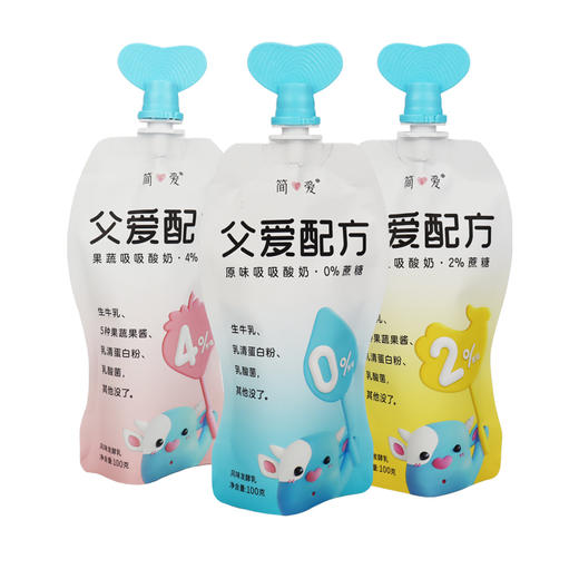 简爱零添加父爱4%果蔬酸奶100g 商品图6