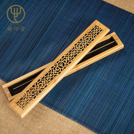 迦印堂丨清新竹韵 楠竹线香炉 商品图0