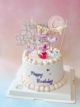 小猪佩奇 忌廉蛋糕（默认自提，收费配送请联系客服）